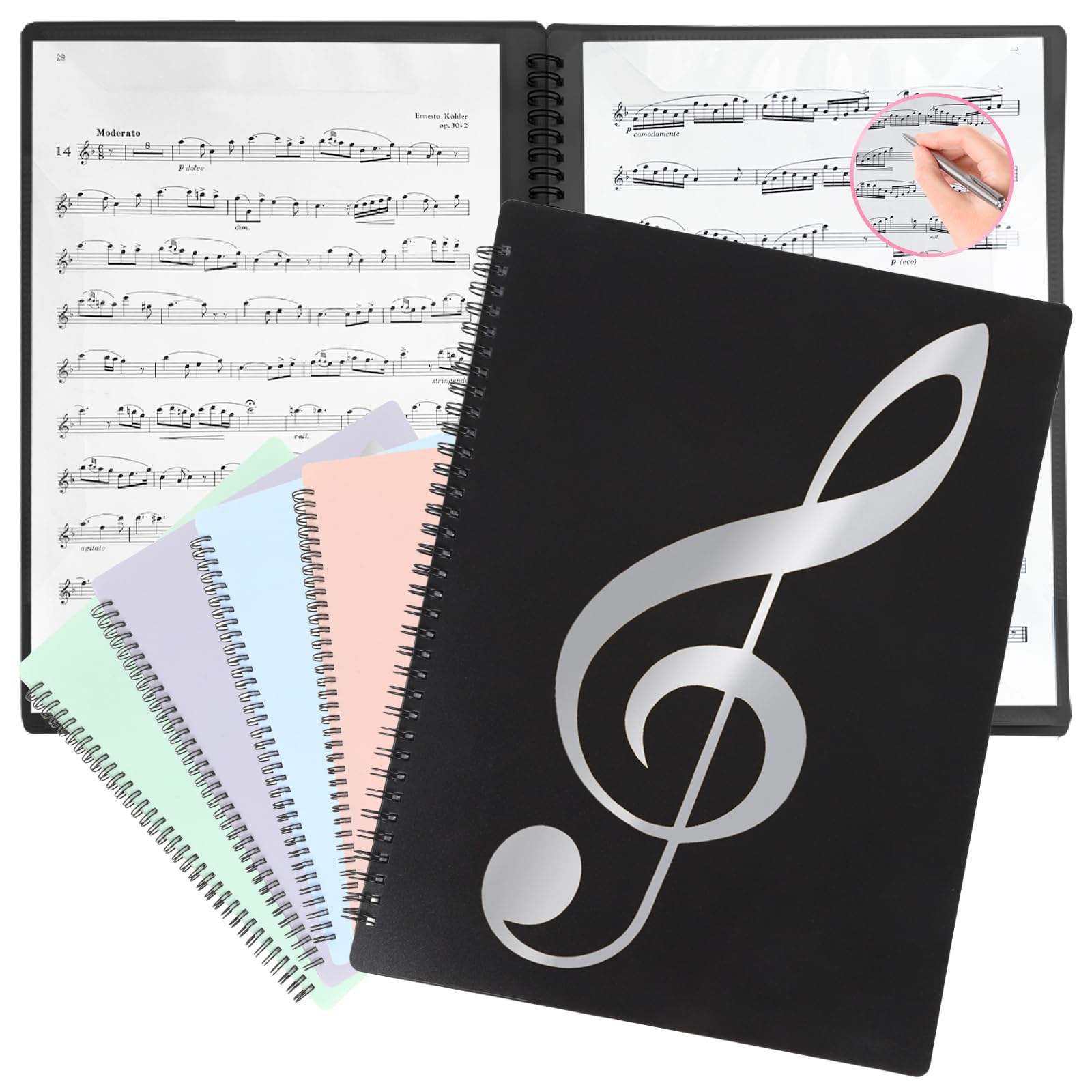 

Solf by the PTNA Branch Sheet Music 20 for Wind A4 1 Book [Supervised Chief] File, Writable, 2-sided, Sheets/40 Pages, Ensemble, Piano, Band, (Black) чёрный