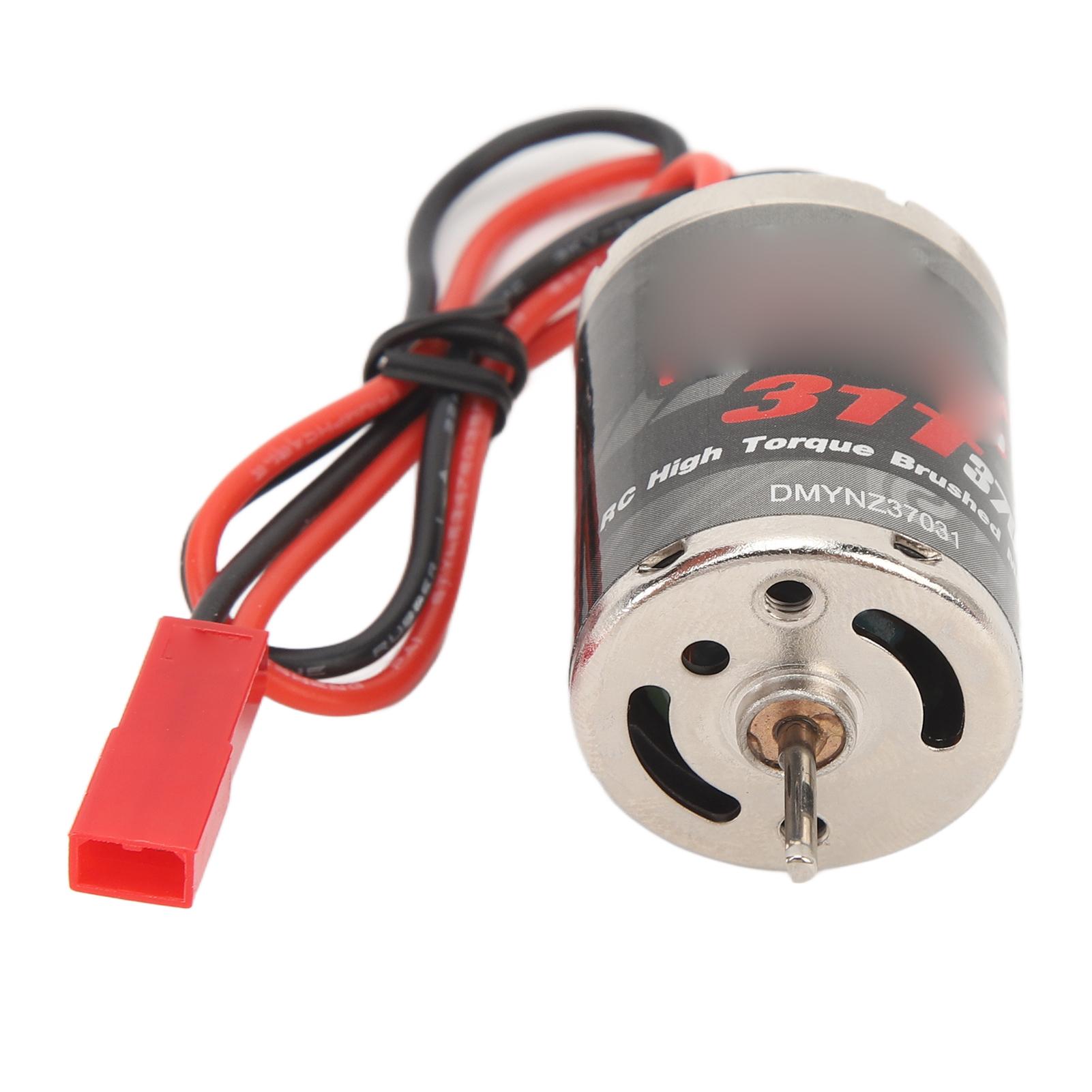 

Електричний двигун 370 RC Нержавіюча сталь 31T Високий крутний момент Низький рівень шуму Ефективний Термостійкий для дистанційного керування