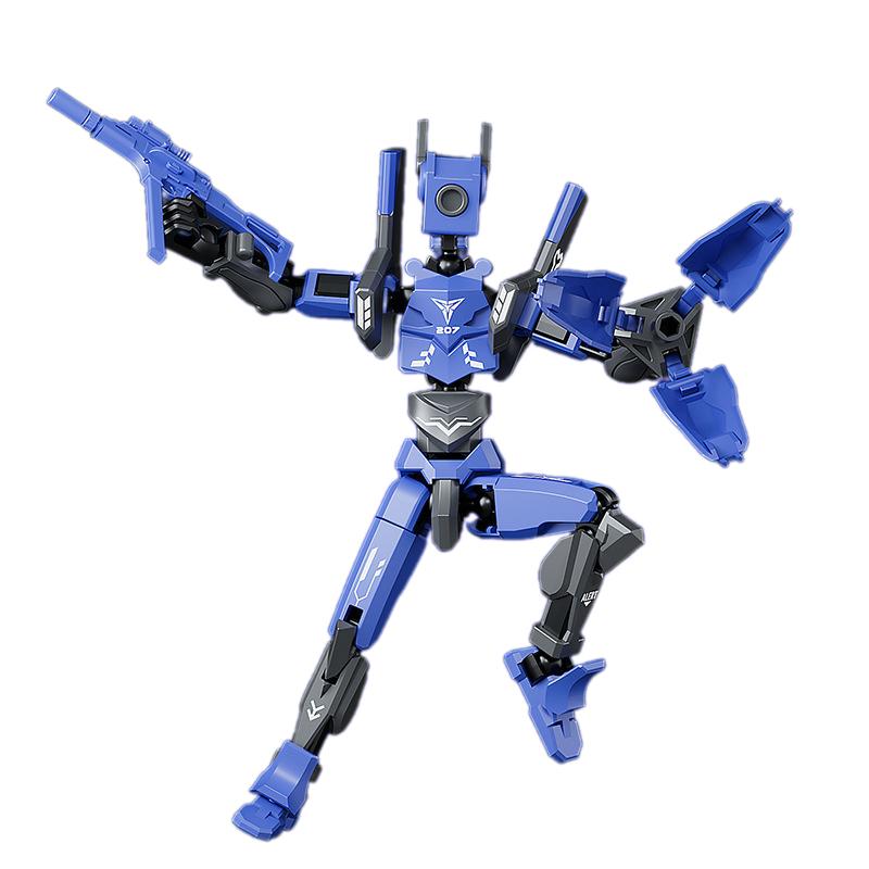 Mech T13 Action Figure Titan 13 Action Figure Dummy Lucky 13 Action Figure 3D Printed Multi-Jointed Movable Nova Action Figure