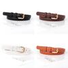 Womens Slim Belt Versatile Dress Pants Accessory Minimalist Korean Summer