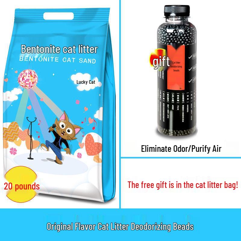 Lemon Deodorizing Bentonite Cat Litter - 1 Kg