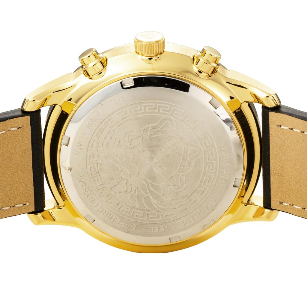 [VERSACE] Men's Watch, Versace SPORT CHRONO VEZCA0224, Quartz, Water Resistant for Daily Use, Sapphire Crystal, Black Dial, Stainless Steel [Parallel