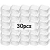 15/30/45pcs 3.5cm Clear Mini Storage Containers Anti-lost Organizer for Travel Jewelry Earplugs & Household Tiny Accessories