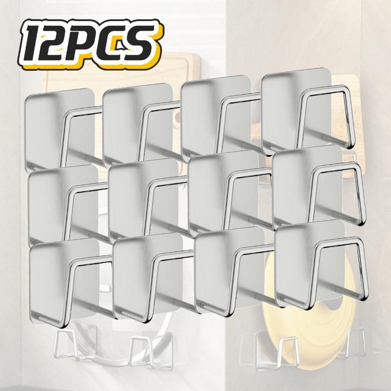 1-12pcs Stainless Steel Sink Sponge Rack For Sponge Steel Wire Ball Draining Paste The Inner Wall Of The Sink Kitchen Supplies