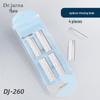 Tijiana Eyebrow Razor Set: Stainless Steel Microblading Blades, 4-Piece DJ-260