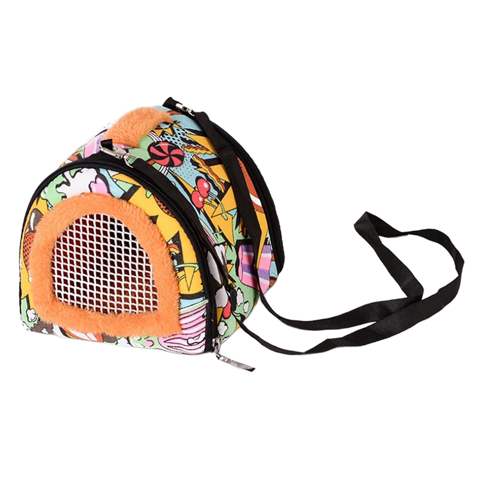 

Сумка-переноска для хомяка, сумки-переноски для домашних животных, ежа, кролика, сахарной летяги, шиншиллы, морской свинки, белки, дорожная сумка-переноска для путешествий на открытом воздухе