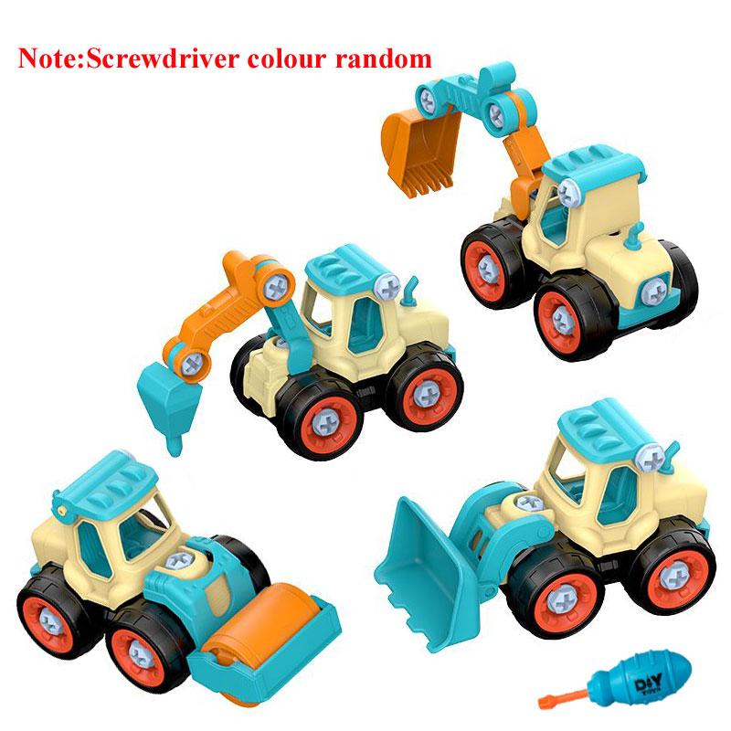 Детский миниатюрный инженерный DIY грузовик, гайка, винт, экскаватор, инструмент, игрушка для мальчиков, детский развивающий автомобиль/модель грузовика, подарок