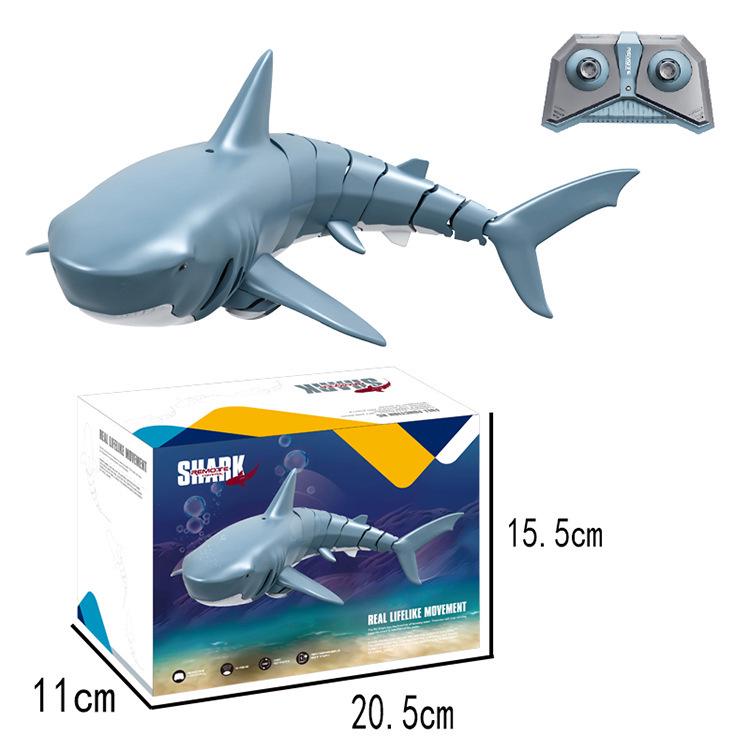 Shark Remote Control Electric Toy - 2.4G, Long Battery, Water Play