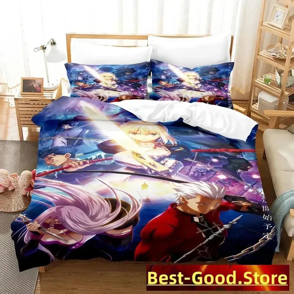 Top Kara No Kyoukai Bedding Set Printed Bed Set With Pillowcase Bed Duvet Cover Soft Single Double Queen Super King Size