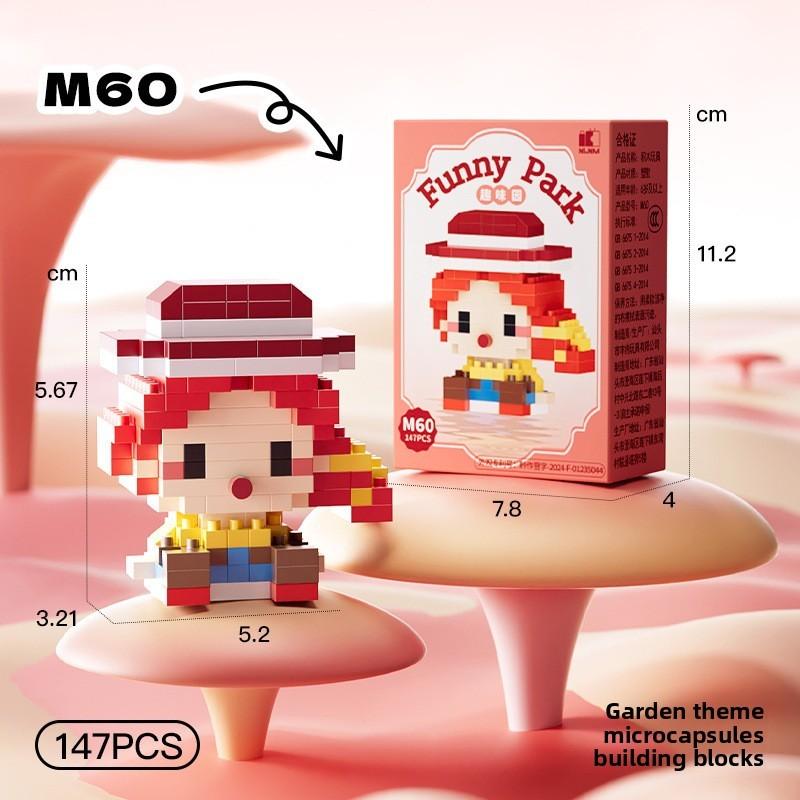 Melody Snow Lotso White Cartoon Micro Blocks Set For Children Toy Educational