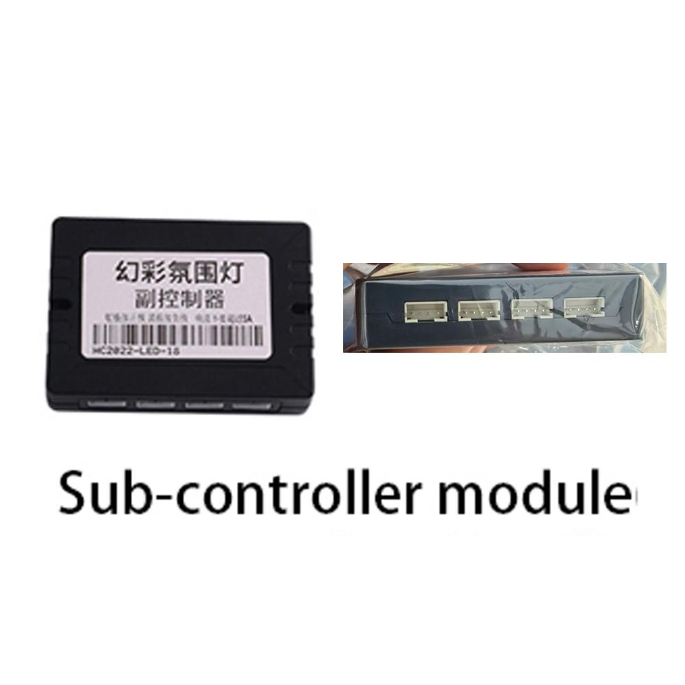 Світлодіодне Автомобільне Симфонічне Навколишнє Світло Деталі 35см 75см 110см Світлова Стрічка Основний Додатковий Контролер Потік Райдуга Лампа для Зберігання Світло Дверей