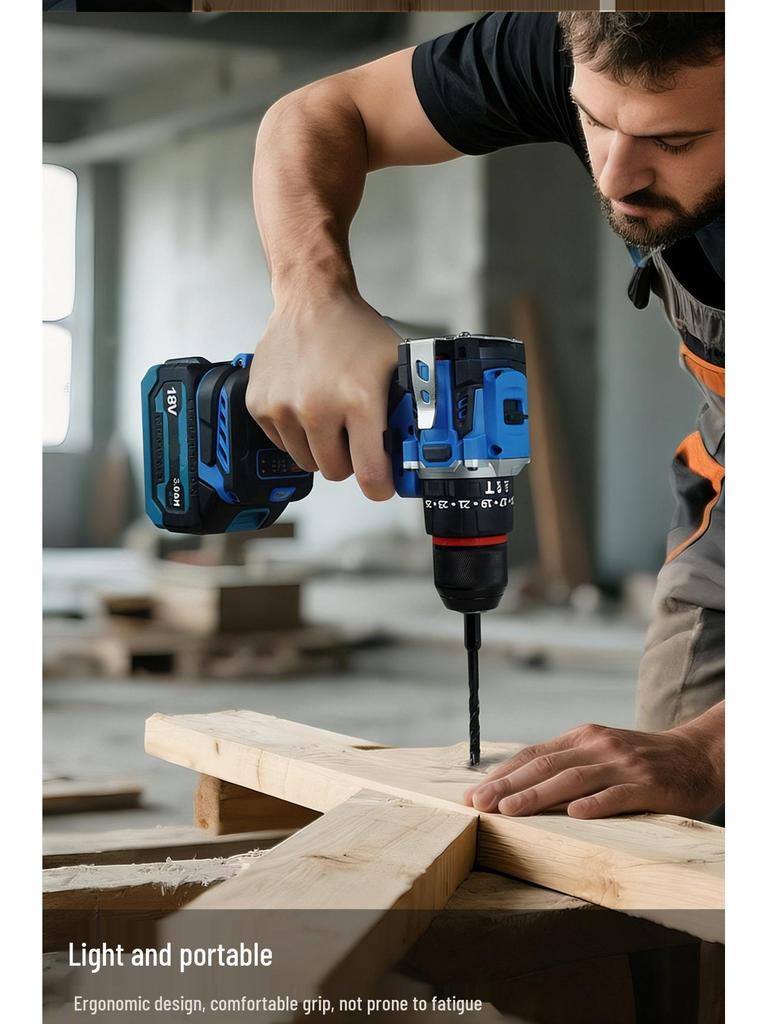 Brushless Lithium Battery Compact Pistol Drill with 48-Hour Shipping