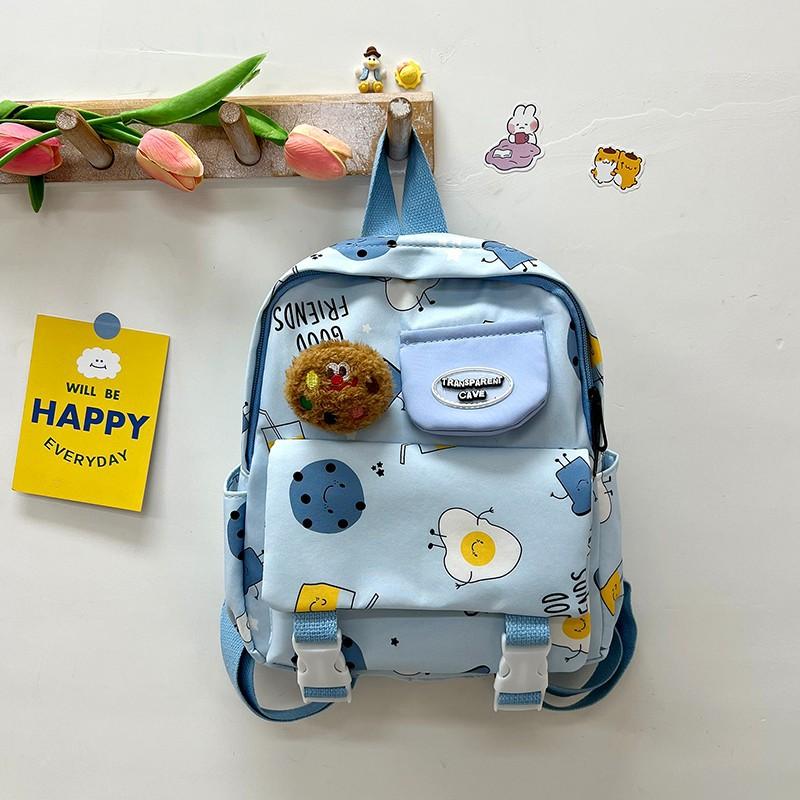 Children's Bag Cartoon Cute Girls Backpack Going Out Ultra-light Baby Backpack Kindergarten Class Boys Schoolbag