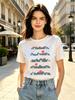1pcs Natural View Unisex Tshirts For Girls Funny Mountain Scenery Printing Short T Shirts For Unisex Tshirts Lady Tops Tees