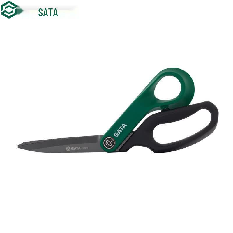 SATA 93128 Rubber Handle Long Blade Scissors 1