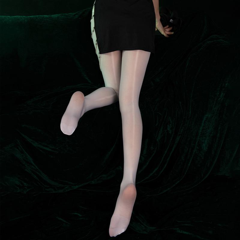 Damen Hoher Ölanteil Glänzende Pferdefett Strumpfhosen Übergröße Dünn Atmungsaktiv Strumpfhosen Hoch Elastisch Glänzend Transparent Tights Socken
