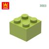 Non-Toxic 77Pcs/Lot 3003 2X2 High 4-Hole Building Blocks Moc Color Parts Compatible With Bricks Diy Children Toy Assembly Gift Box