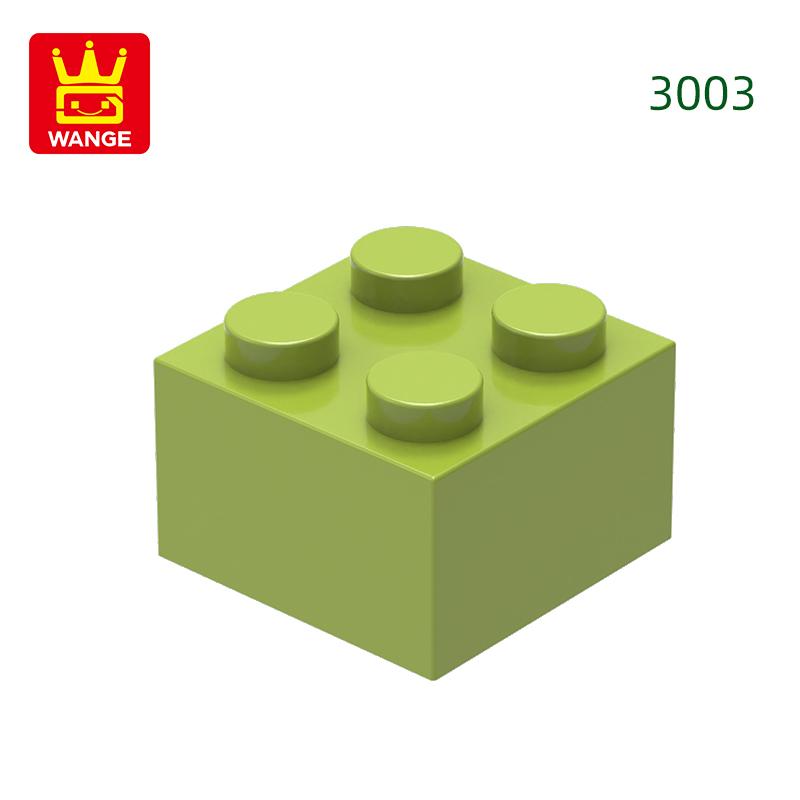 Non-Toxic 77Pcs/Lot 3003 2X2 High 4-Hole Building Blocks Moc Color Parts Compatible With Bricks Diy Children Toy Assembly Gift Box