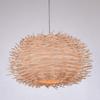 Bird Nest Pendant Lamp Rattan Wicker Wood Handmade Suspension Light Hotel Cafe Living Dining Room Hanging Ceiling Chandelier