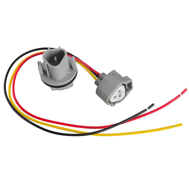 2 Sets Headlight Turn Signal Lamp Socket Connector Wire Harness Pigtail Fit for Infiniti Acura Lexus Nissan Mazda Subaru Toyota