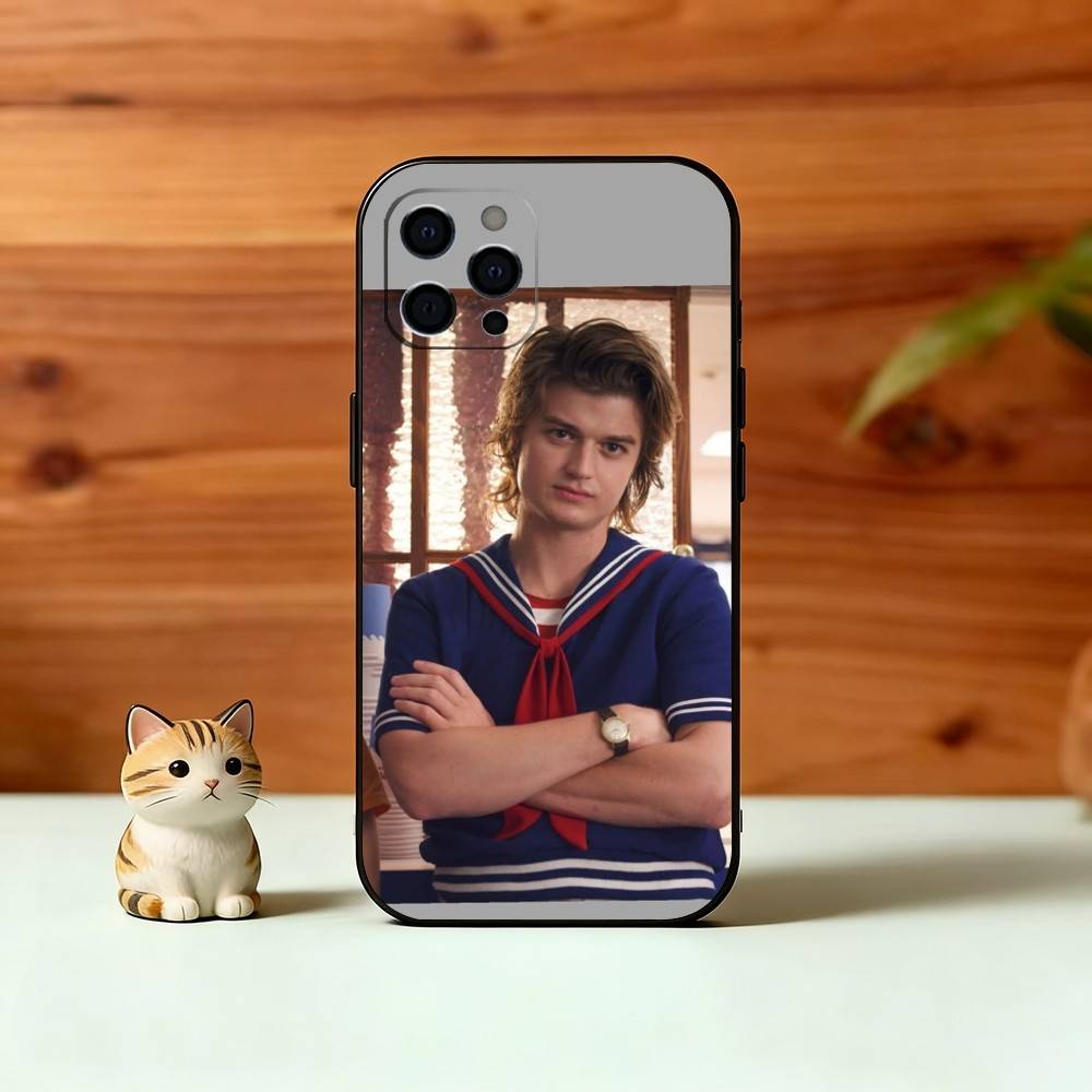 J-Joe K-Keery Actor Phone Case For iPhone 17,16,15,14,13,12,11 Plus,Pro Max,XS,Soft Silicone Black Cover