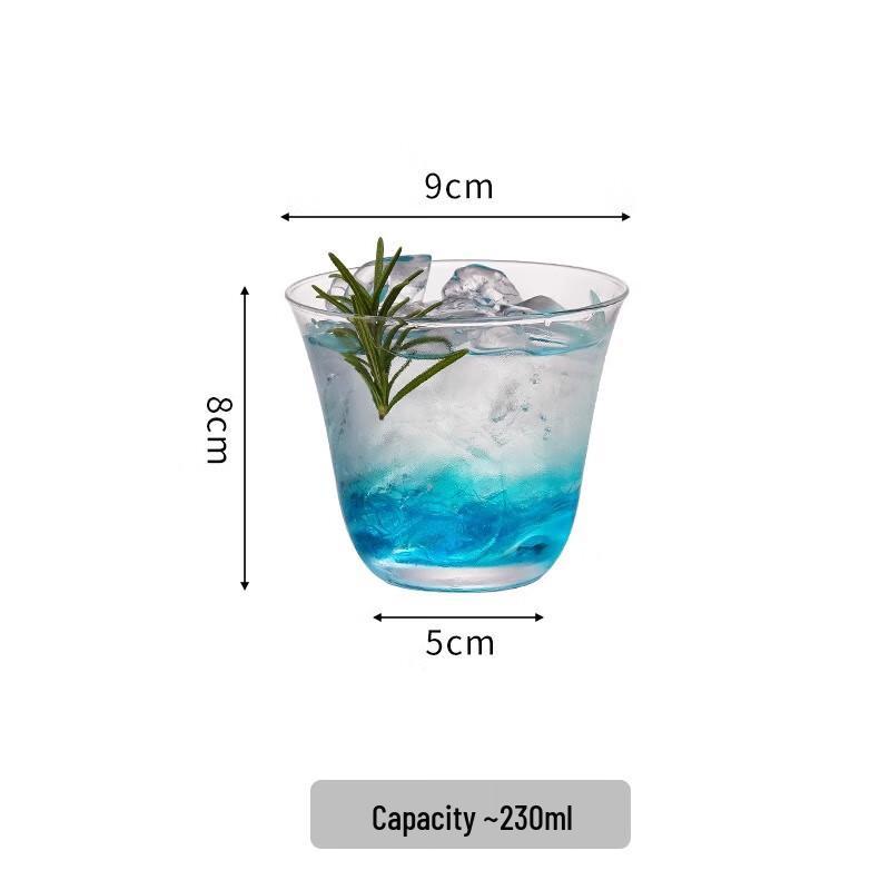 Japanese Style Straight Cocktail & Sake Glass