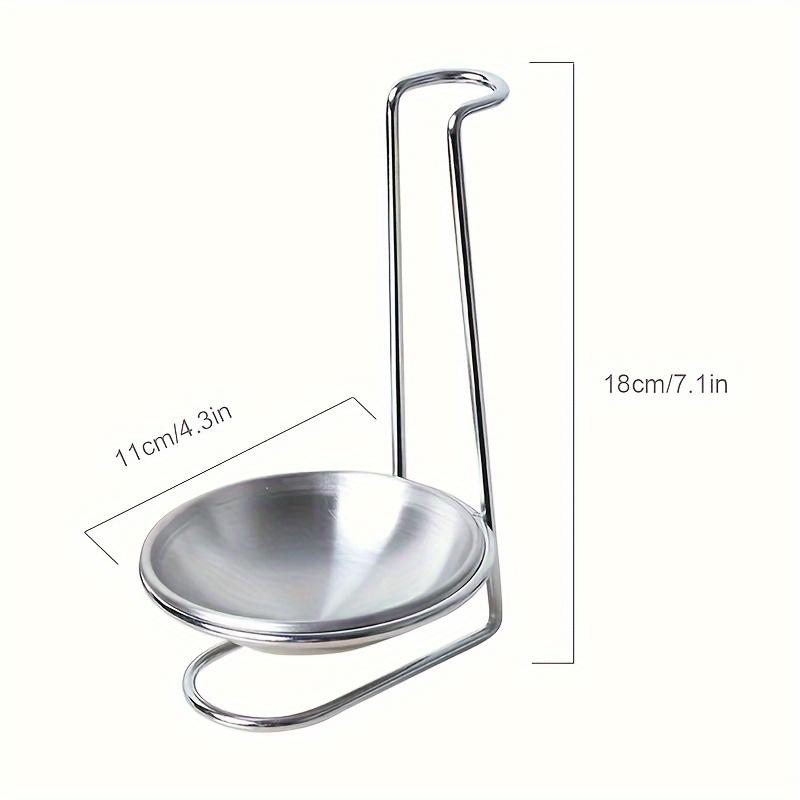 [Stainless Steel Organizer] Stainless Steel 1pc Kitchen Organizer - Vertical Spoon & Bowl Holder, Cooking Utensil Stand for Home Storage