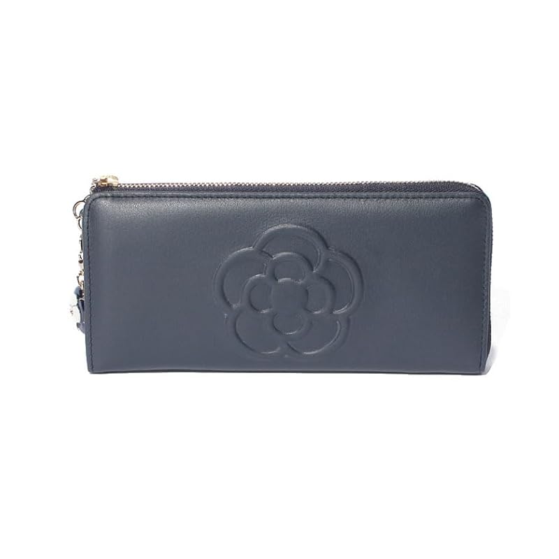 

[Craysus] Long wallet L zipper waffle ladies Black (new)