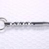 Hollow Beads Jewelry with Ring Stainless Steel Male Tube Plug