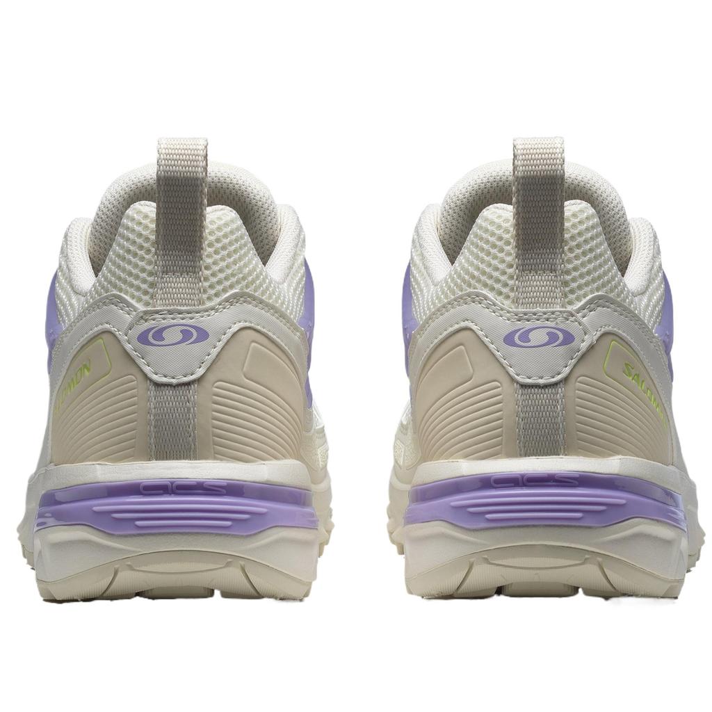 Salomon Acs + Og Comfortable Fashion Lightweight Low-Top Running Shoes Unisex Running Shoes Purple White 477356
