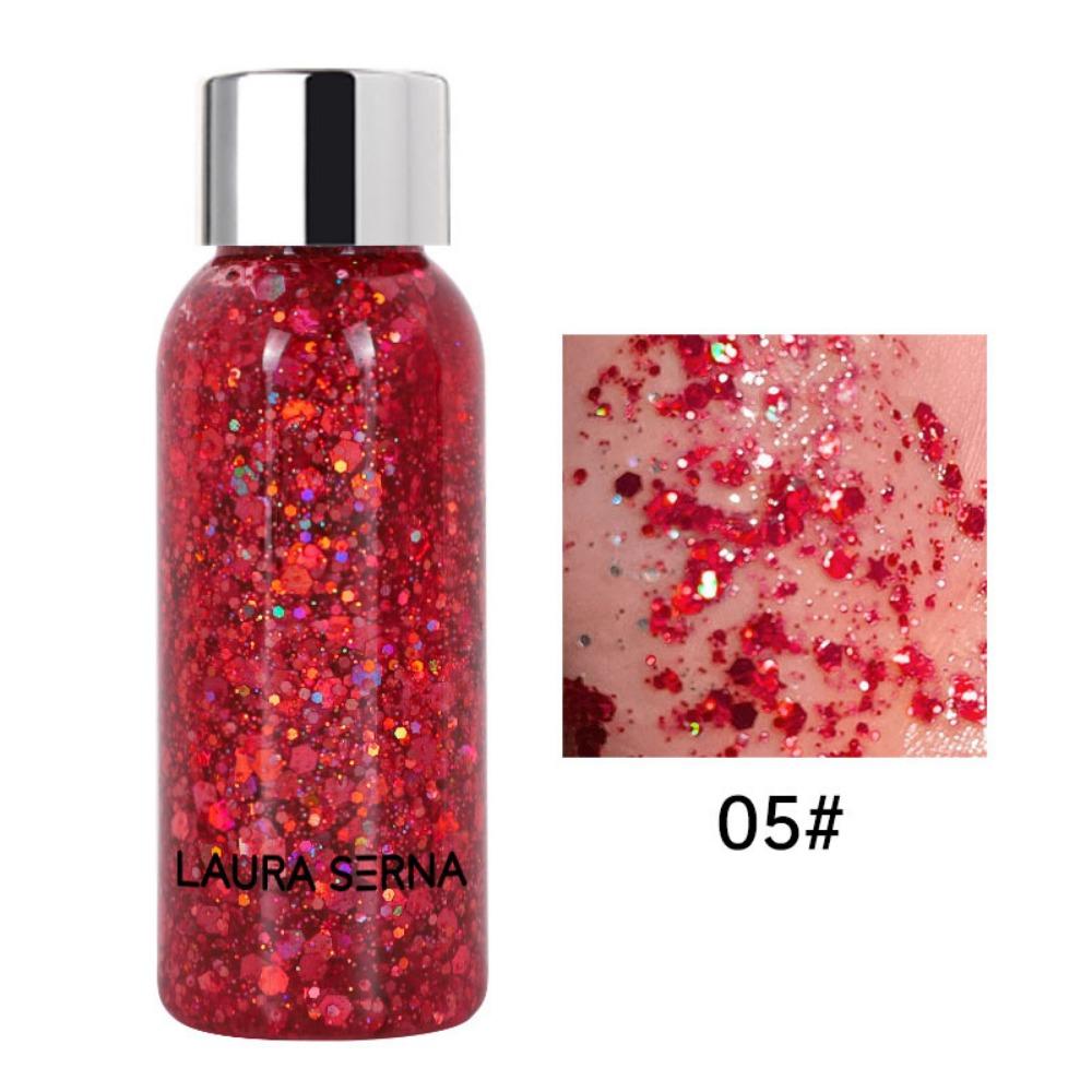 Gel, Sequins Face & Body Glitters Nail Hair Face Body Decoration Art Sequins Gel  Hair Decoration
