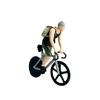 1:64 Cycling Statue Miniature Craft Cycling Scene Miniatures Resin Texture Suitable for Desktop Decorating and Present