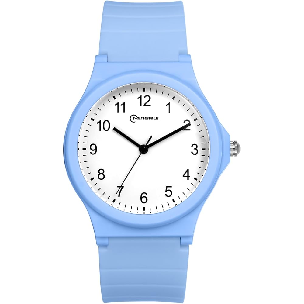 Silicone Cute Simple Waterproof Analog Sports Watch Rubber Strap Fashion Accessory