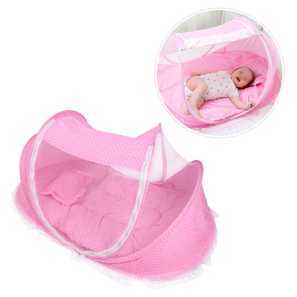 Buy Portable Foldable Mosquito Net Anti Bug Crib Tent With Mattress Pillow For Baby Infant At Affordable Prices Free Shipping Real Reviews With Photos Joom