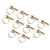 Stainless Steel Water Hose Clamp Pipe Clip Hoop Plumbing (1300CMm-16mm)