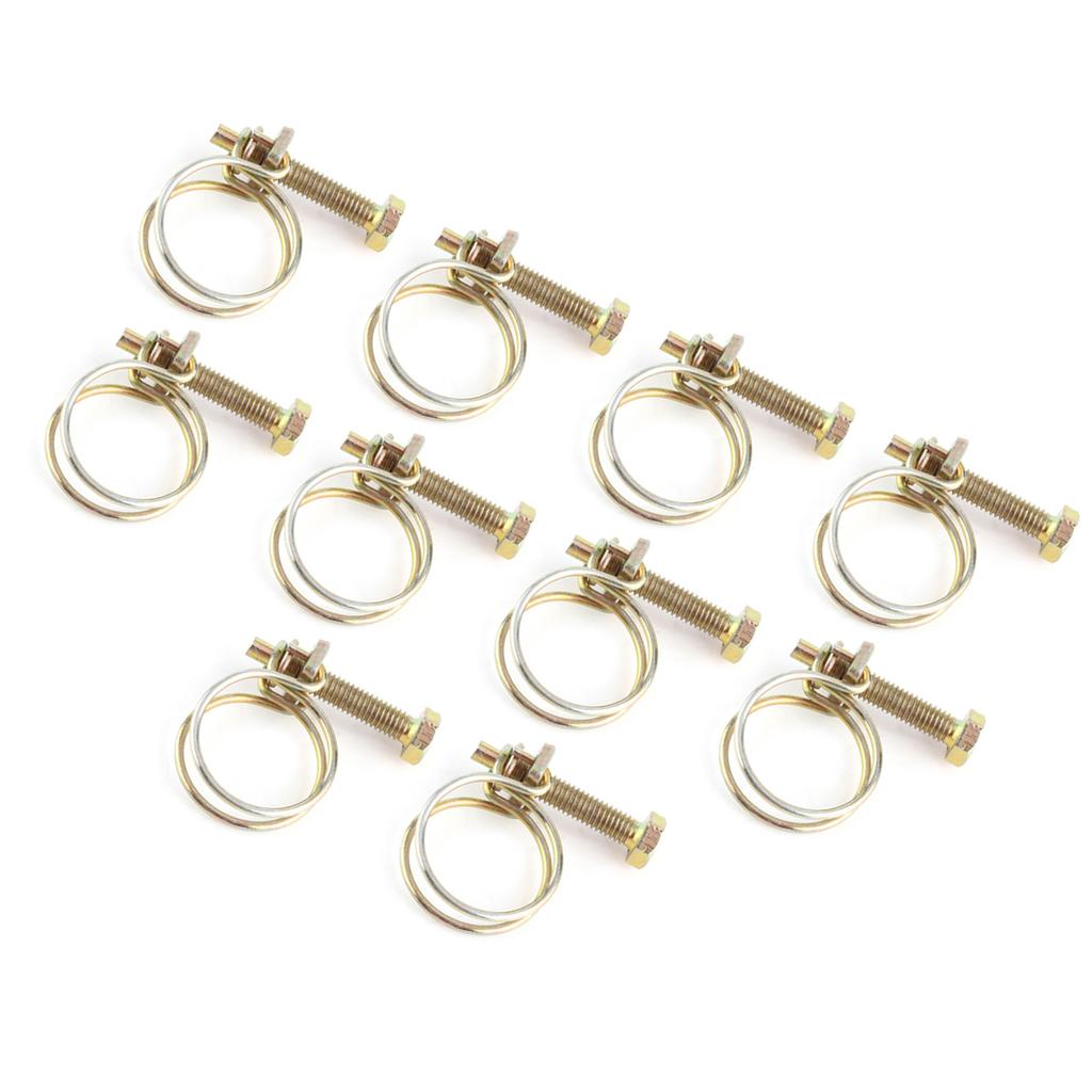 Stainless Steel Water Hose Clamp Pipe Clip Hoop Plumbing (1300CMm-16mm)