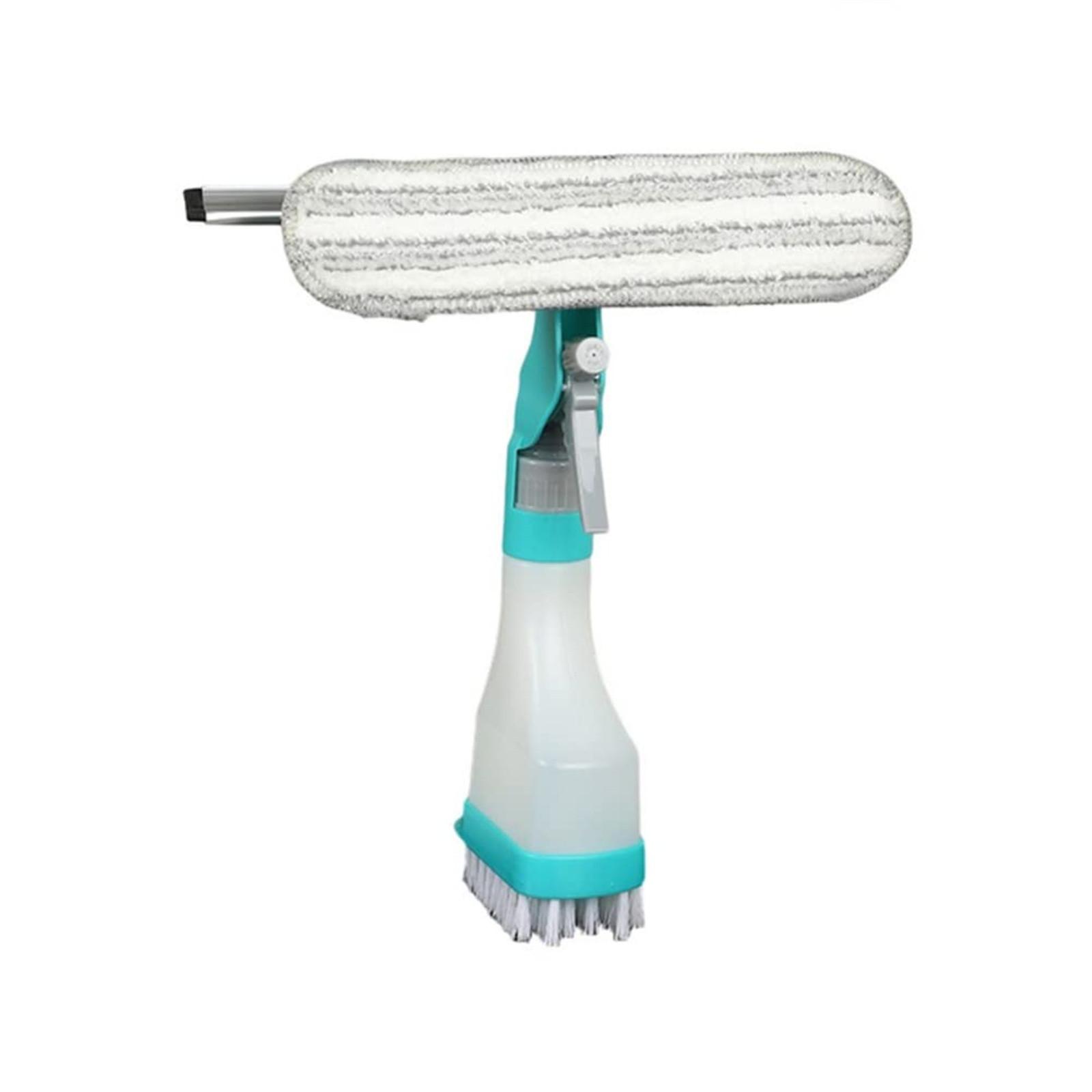 

4 в 1 спрей-скраб для очистки окон из микрофибры, скребок для окон с распылителем воды, стеклоочиститель для внутреннего и наружного душа, стекла и даже вашего автомобиля