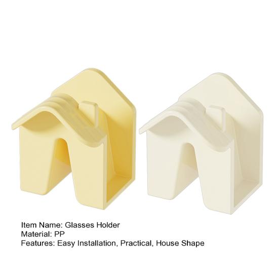 House Shape Glasses Holder Desktop or Wall-Mounted Glasses Stand Decorative Eyeglasses Stand for Bedroom Home Office Desk