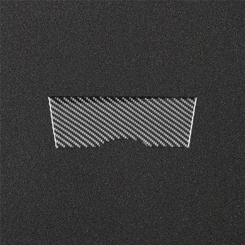 A03E-Carbon Fiber For Toyota Corolla 2007-2013 Center Console Storage Box Cover Panel Trim Sticker Interior Accessories Carbon Fiber Pattern