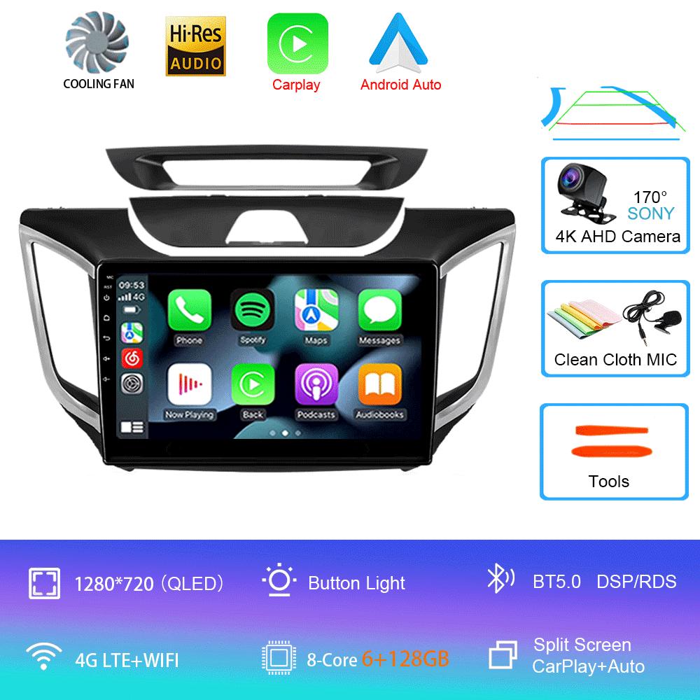 Android 14 Car Radio For Hyundai Creta IX25 2015 - 2019 Multimedia Video Player Navigation Stereo GPS