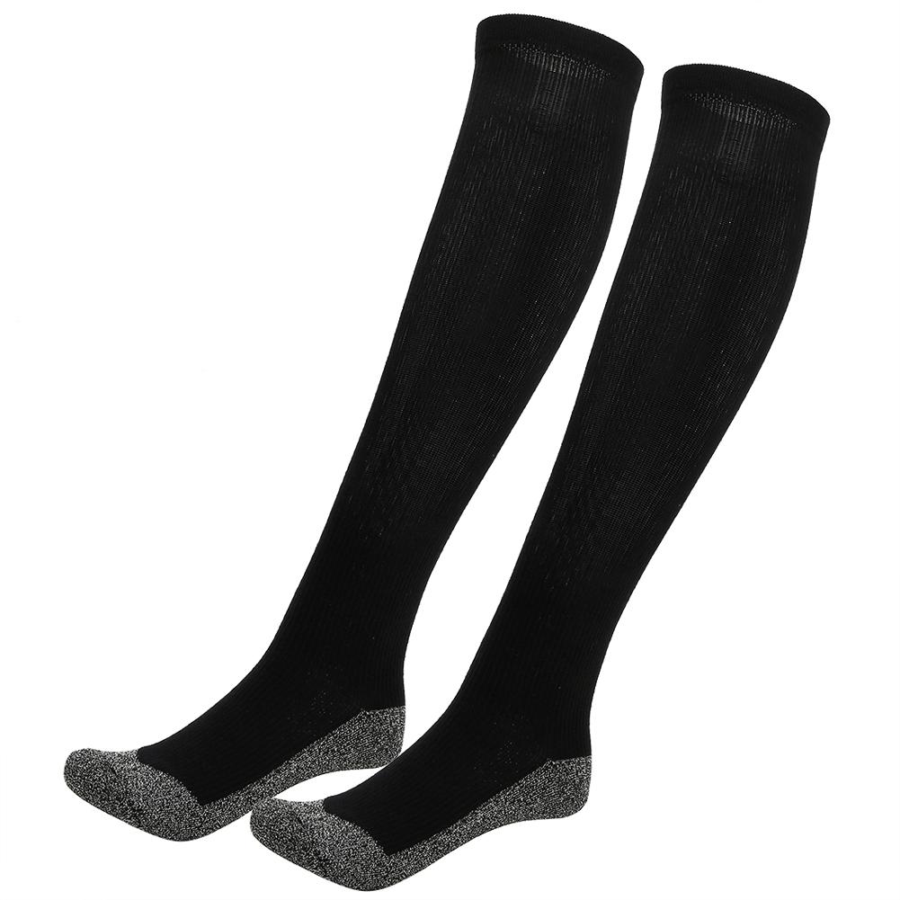 Outdoor Sport Emit Heat Aluminizing Fiber Constant Temperature Stockings Old People Keep Warm Socks Free Size