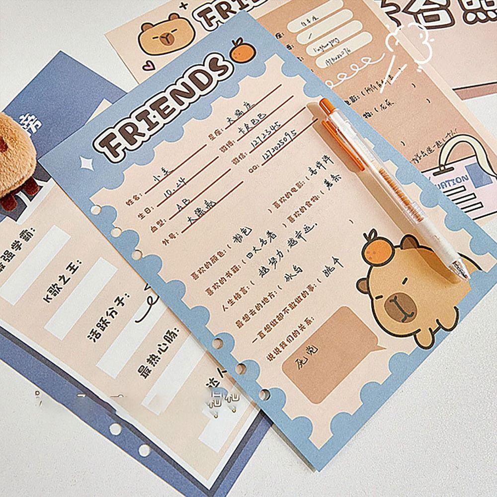 Thickened Paper Graduation Album Capybara Guest Book Creativity Alumni Book Students