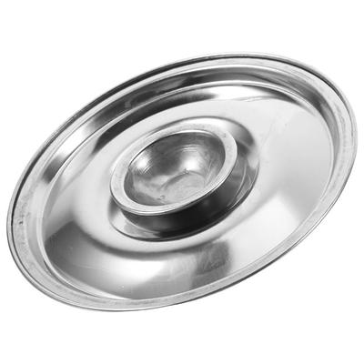 Edelstahl Universaldeckel Mini-Topfdeckel Kleine Topfabdeckung für Milchtöpfe Gewürzgläser Gewürzschalen Küchengebrauch 16cm