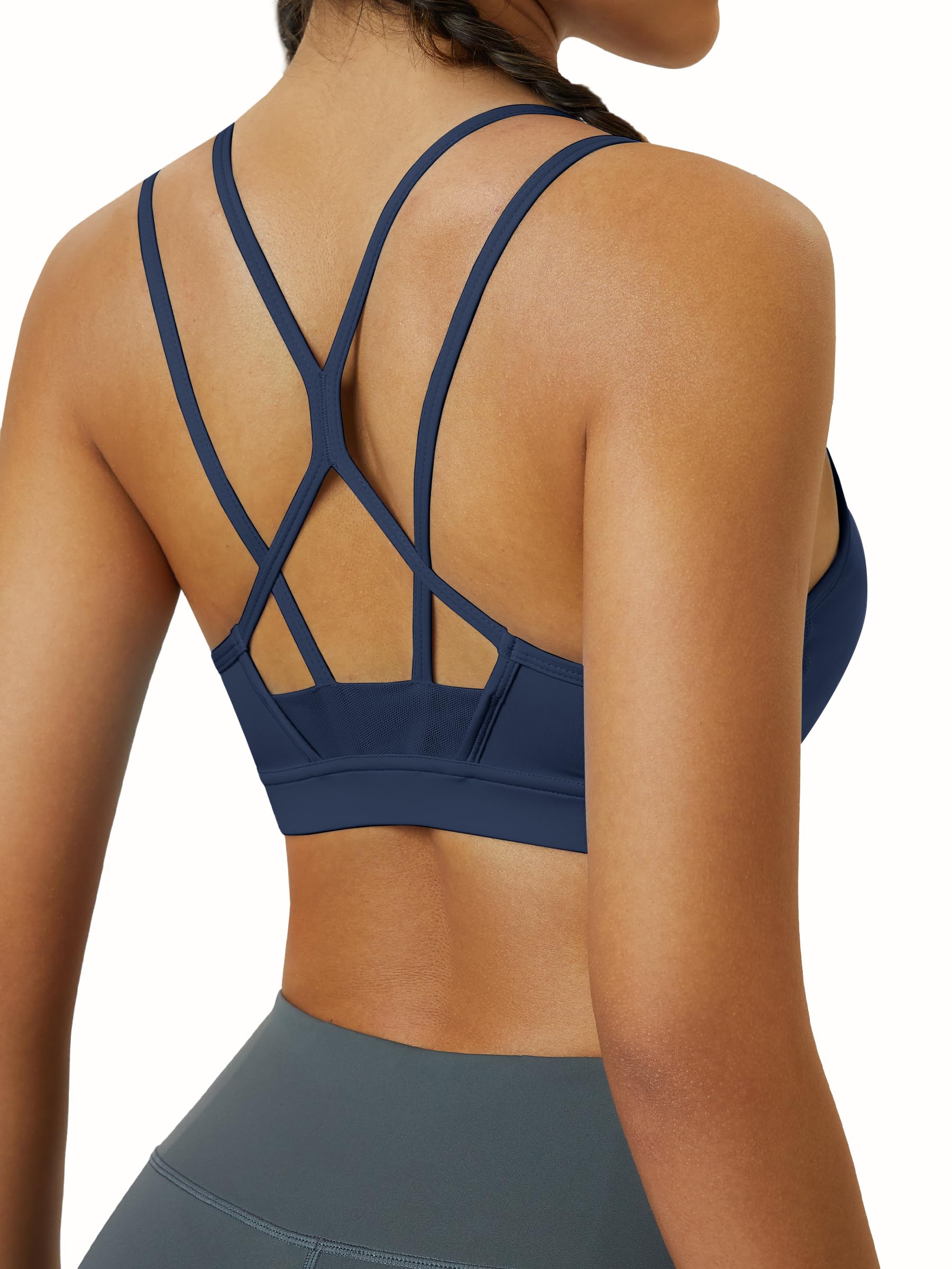 

Спортивная спина Большой спортзал M [KEFITEVD] Женский бюстгальтер, Крест, Открытый бюстгальтер, Без косточек, Увеличивающий грудь, Размер, Влагоотводящий, Быстросохнущий, Бег, Носить,