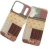 Floral Retro Plaid Phone Case for Apple 17 Pro & iPhone 16 Pro Max, 15 Pro Compatible, Full Coverage