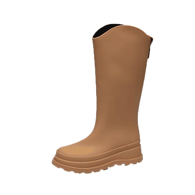 

Высокие нескользящие дождевые сапоги для взрослых женщин, резиновые сапоги, верхняя одежда, длинная обувь для воды, всесезонные водные сапоги, обувь для кемпинга 41