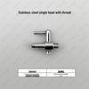 Stainless Steel Aquarium Oxygen Flow Control Valve Splitter
