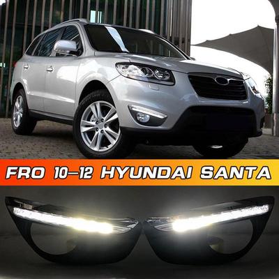 Hyundai Santa Fe 10-12 LED Fog & Daytime Running Lights for New Shengda Modification