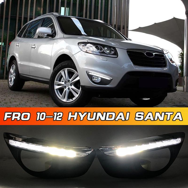 Hyundai Santa Fe 10-12 LED Nebel- & Tagfahrlichter für Neue Shengda Modifikation