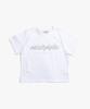 PEACE MAKER Ethnic Melt Crop Tee (White)